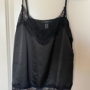 Lace Satin Tank! Super cute